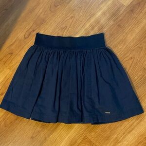 ABERCROMBIE kids girls navy skirt in size L.